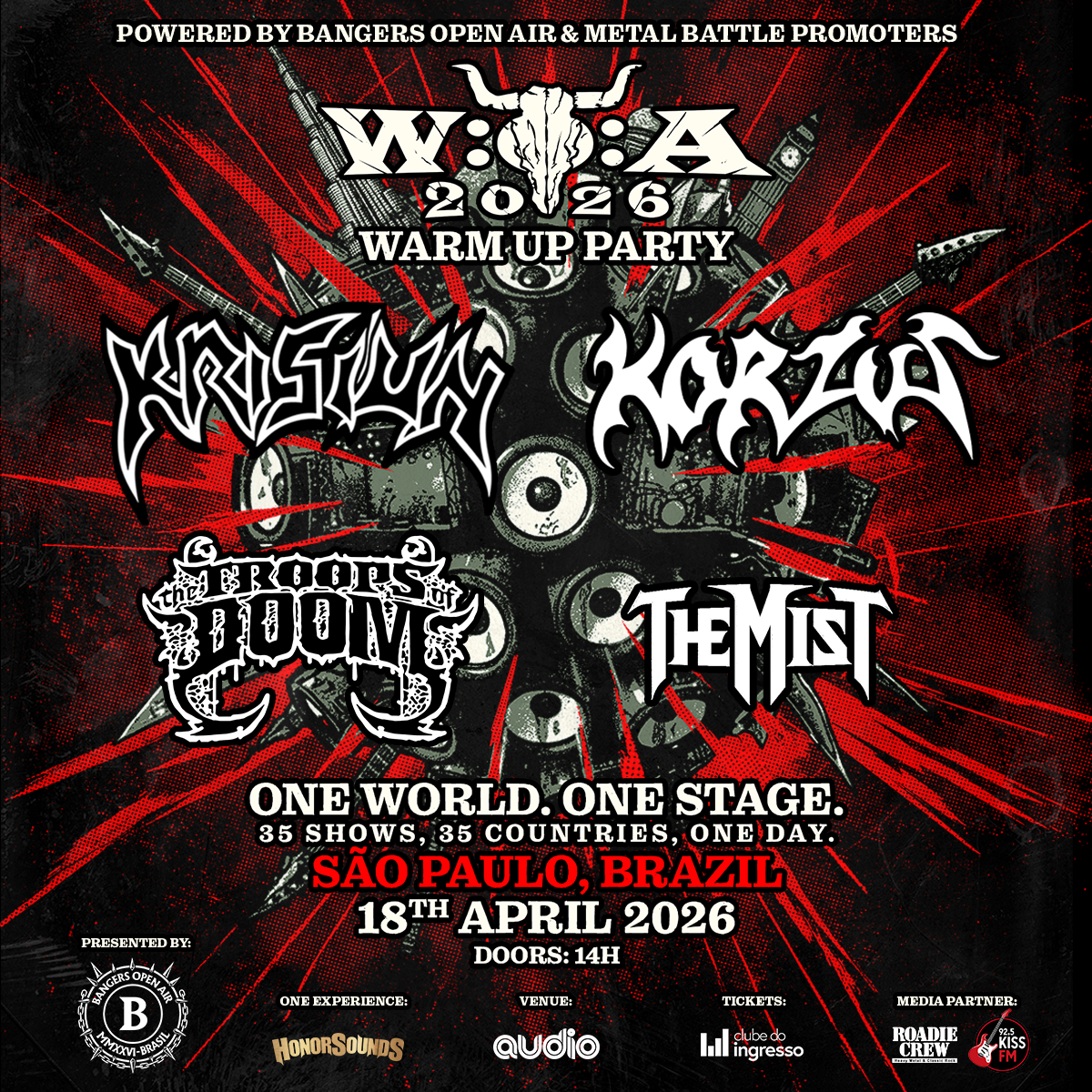 Korzus anuncia show histórico no “Party On Wacken 2026” e celebração de 35 anos do álbum “Mass Illusion”