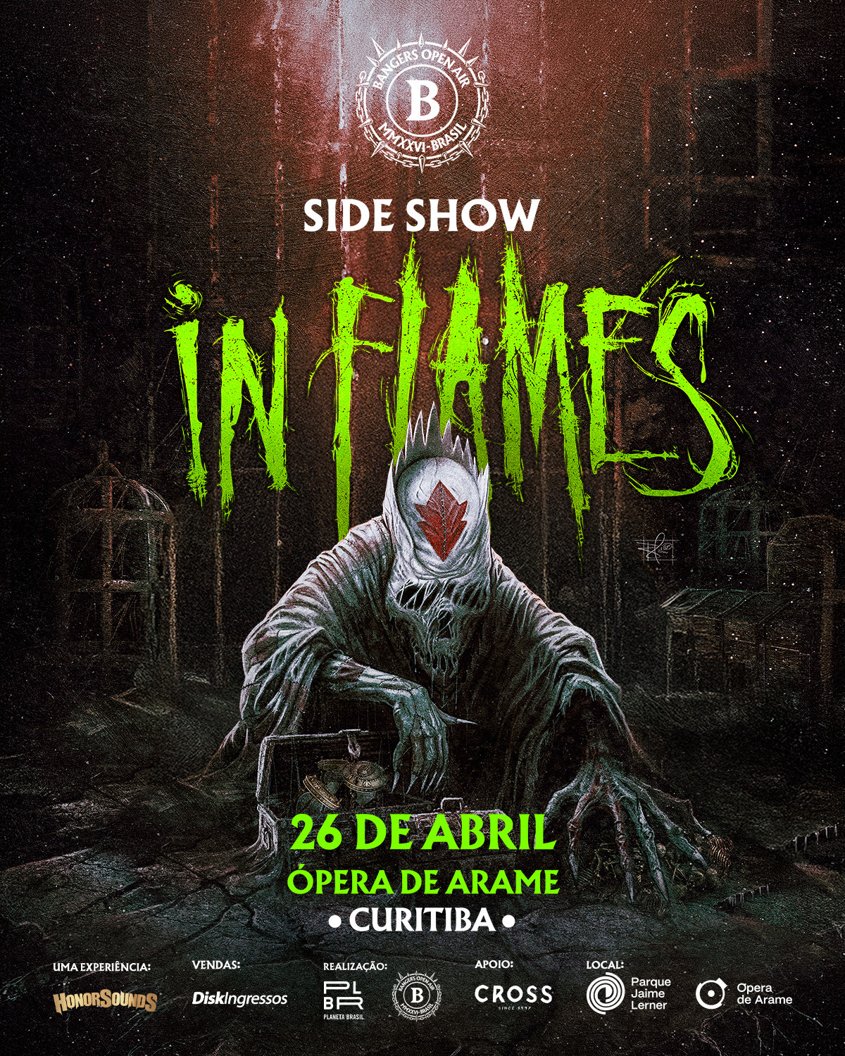 In Flames confirma side show do Bangers Open Air em Curitiba