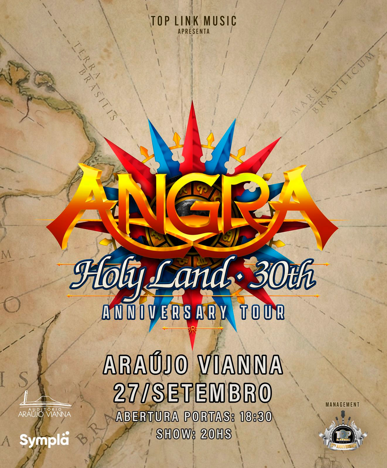 Angra apresenta o show de 30 anos do álbum “Holy Land” em Porto Alegre