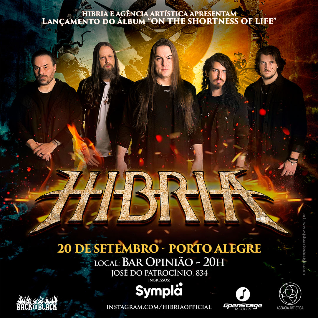 Hibria apresenta o novo álbum “On the Shortness of Life” em Porto Alegre