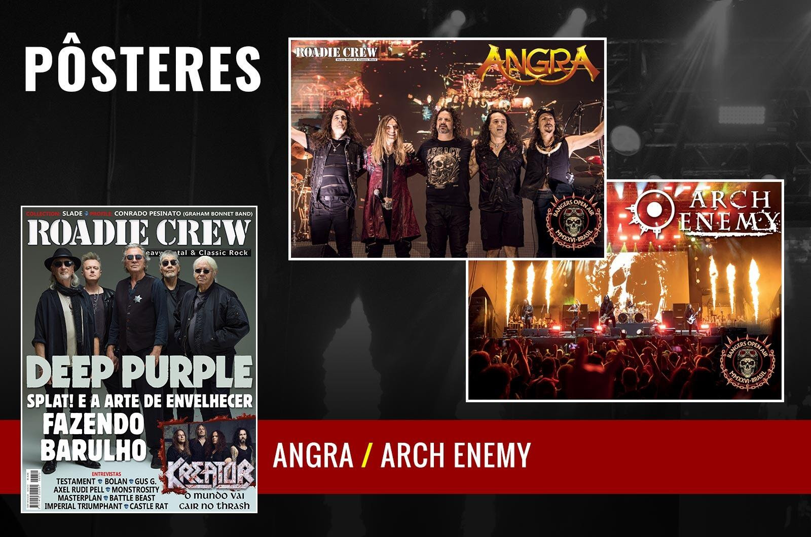 Roadie Crew celebra os headliners do Bangers Open Air 2026 com pôsteres especiais